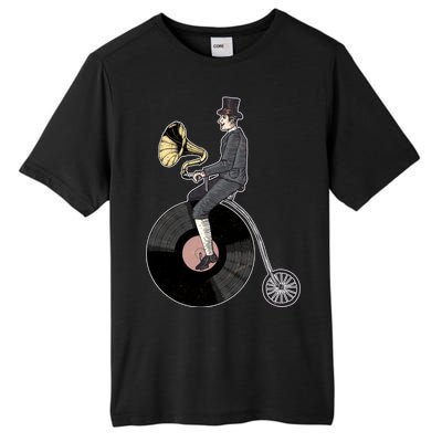 Vintage Penny Farthing Gramophone Tall Fusion ChromaSoft Performance T-Shirt