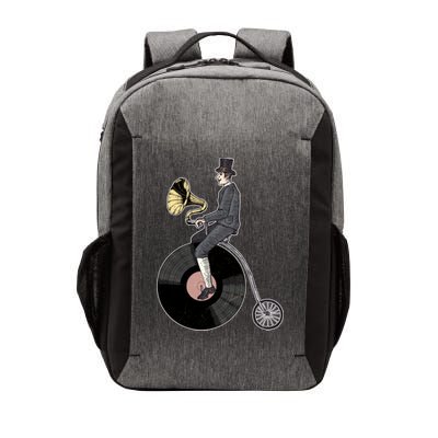 Vintage Penny Farthing Gramophone Vector Backpack