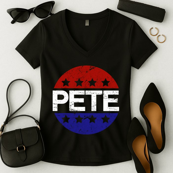 Vintage Pete 2020 Women's V-Neck T-Shirt
