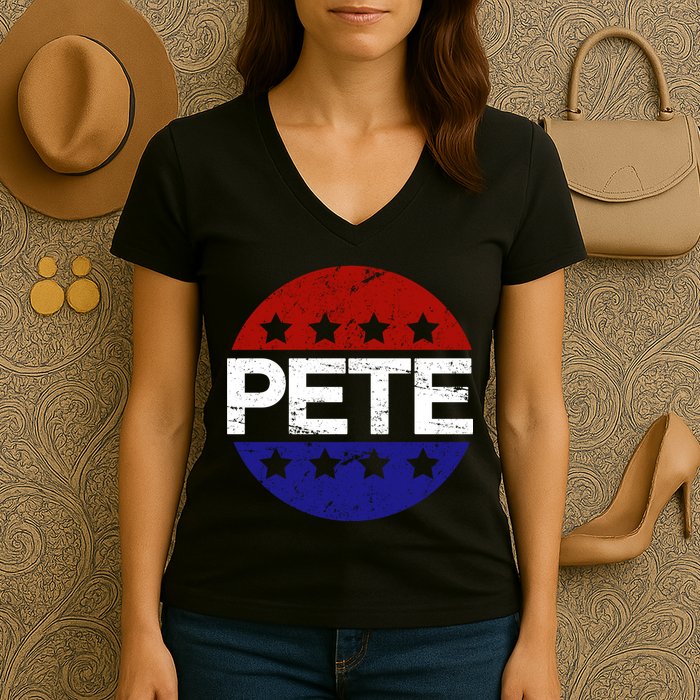 Vintage Pete 2020 Women's V-Neck T-Shirt