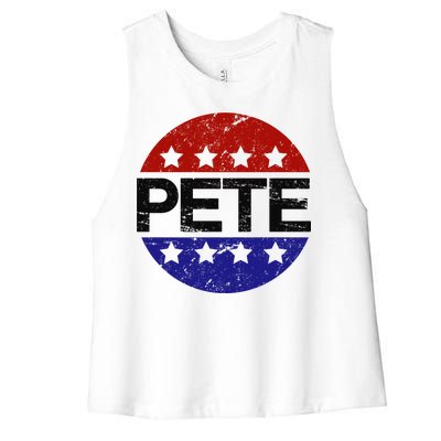 Vintage Pete 2020 Women's Racerback Cropped Tank