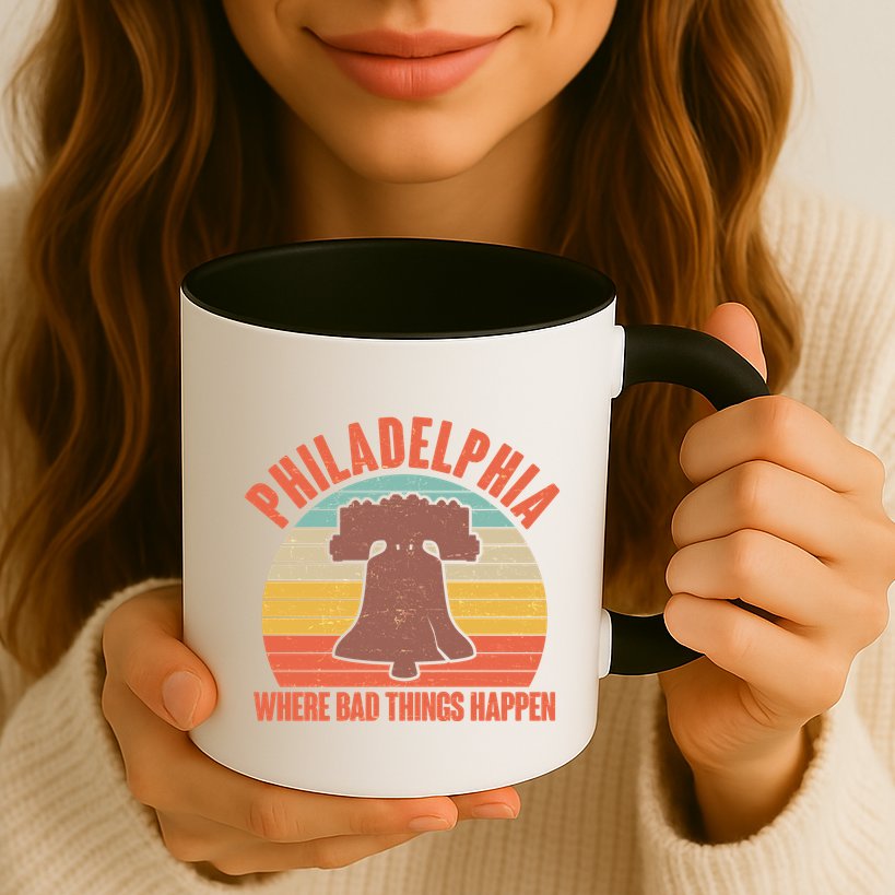Vintage Philadelphia Where Bad Things Happen Mug