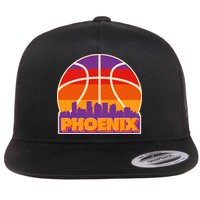 Vintage Phoenix Basketball Skyline Logo Flatbill Hat