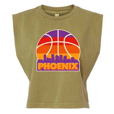 Vintage Phoenix Basketball Skyline Logo Garment-Dyed Women's Muscle Tee