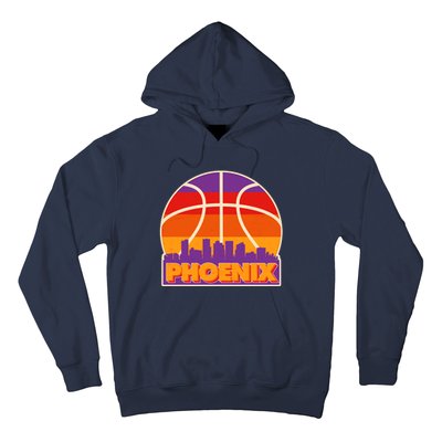 Vintage Phoenix Basketball Skyline Logo Hoodie