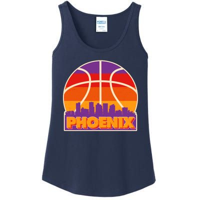 Vintage Phoenix Basketball Skyline Logo Ladies Essential Tank