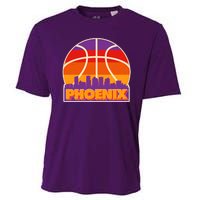 Vintage Phoenix Basketball Skyline Logo Cooling Performance Crew T-Shirt