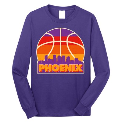 Vintage Phoenix Basketball Skyline Logo Long Sleeve Shirt