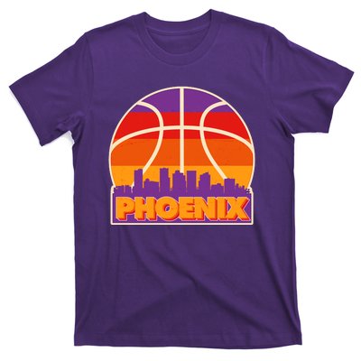 Vintage Phoenix Basketball Skyline Logo T-Shirt