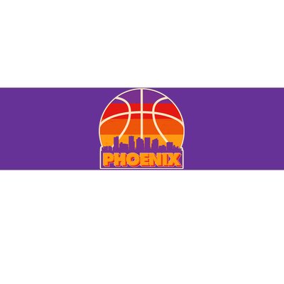 Vintage Phoenix Basketball Skyline Logo Bumper Sticker