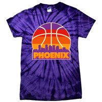 Vintage Phoenix Basketball Skyline Logo Tie-Dye T-Shirt