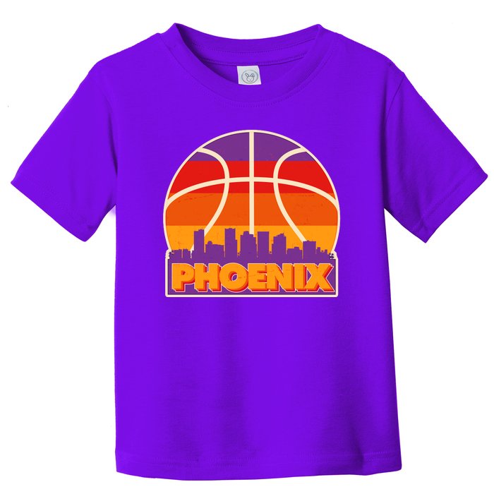 Vintage Phoenix Basketball Skyline Logo Toddler T-Shirt