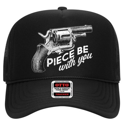 Vintage Piece Be With You Gun Pistol Trucker Hat