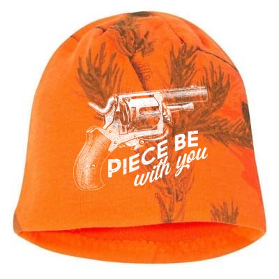 Vintage Piece Be With You Gun Pistol Kati - Camo Knit Beanie