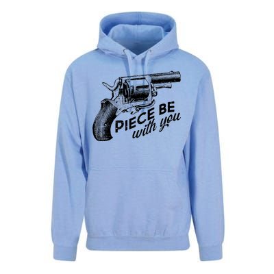 Vintage Piece Be With You Gun Pistol Unisex Surf Hoodie