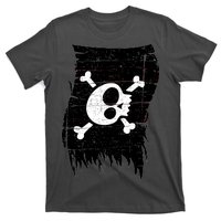 Vintage Pirate Skull Upside Down Flag T-Shirt