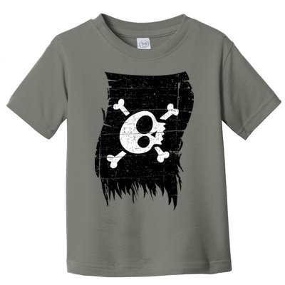 Vintage Pirate Skull Upside Down Flag Toddler T-Shirt