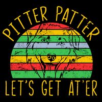 Vintage Pitter Patter Dog T-Shirt