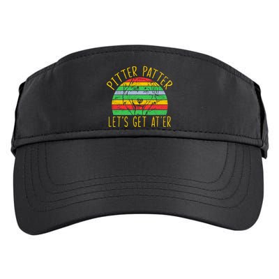 Vintage Pitter Patter Dog Adult Drive Performance Visor
