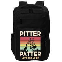 Vintage Pitter Patter Let's Get At 'Er German Shepard Impact Tech Backpack