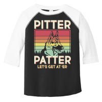 Vintage Pitter Patter Let's Get At 'Er German Shepard Toddler Fine Jersey T-Shirt