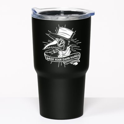 Vintage Plague Doctor Wash Your Damn Hands Tumbler