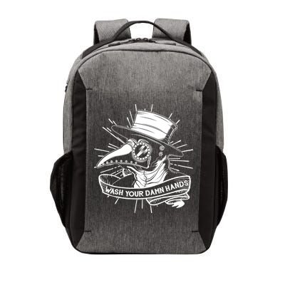 Vintage Plague Doctor Wash Your Damn Hands Vector Backpack