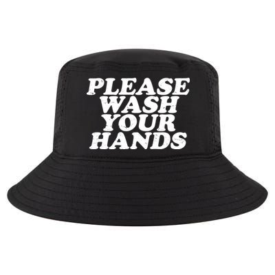 Vintage Please Wash Your Hands Cool Comfort Performance Bucket Hat