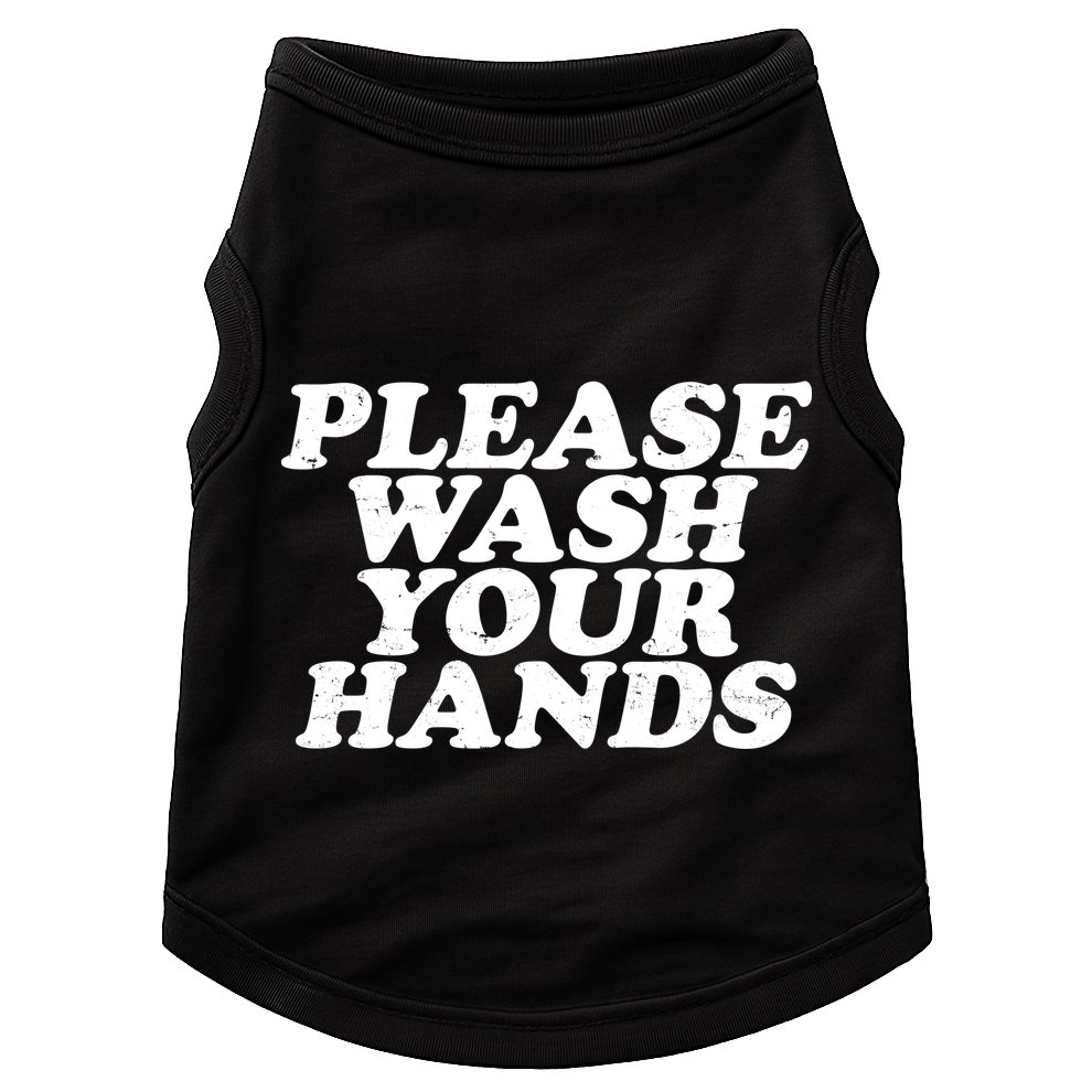 Vintage Please Wash Your Hands Doggie Tank