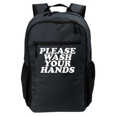 Vintage Please Wash Your Hands Daily Commute Backpack