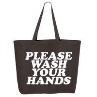 Vintage Please Wash Your Hands 25L Jumbo Tote