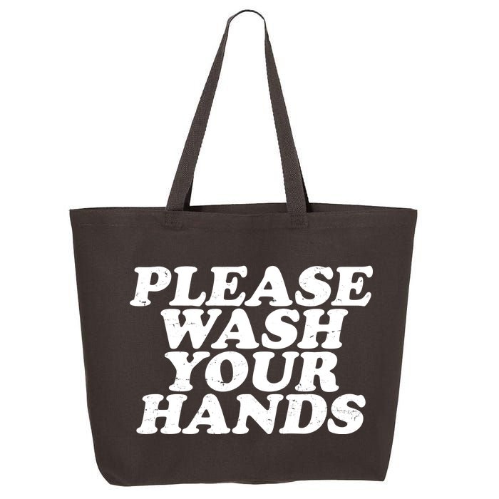 Vintage Please Wash Your Hands 25L Jumbo Tote