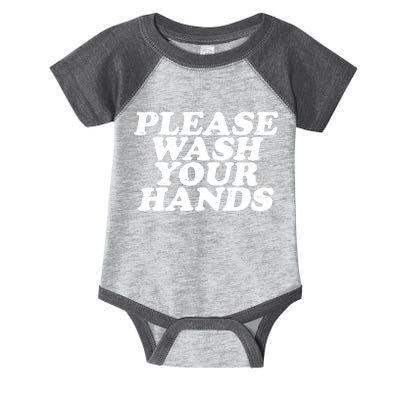 Vintage Please Wash Your Hands Infant Baby Jersey Bodysuit