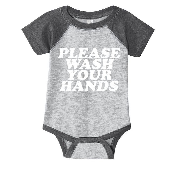 Vintage Please Wash Your Hands Infant Baby Jersey Bodysuit