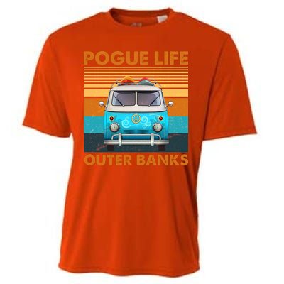 Vintage Pogue Life Outer Banks Surf Bus Cooling Performance Crew T-Shirt