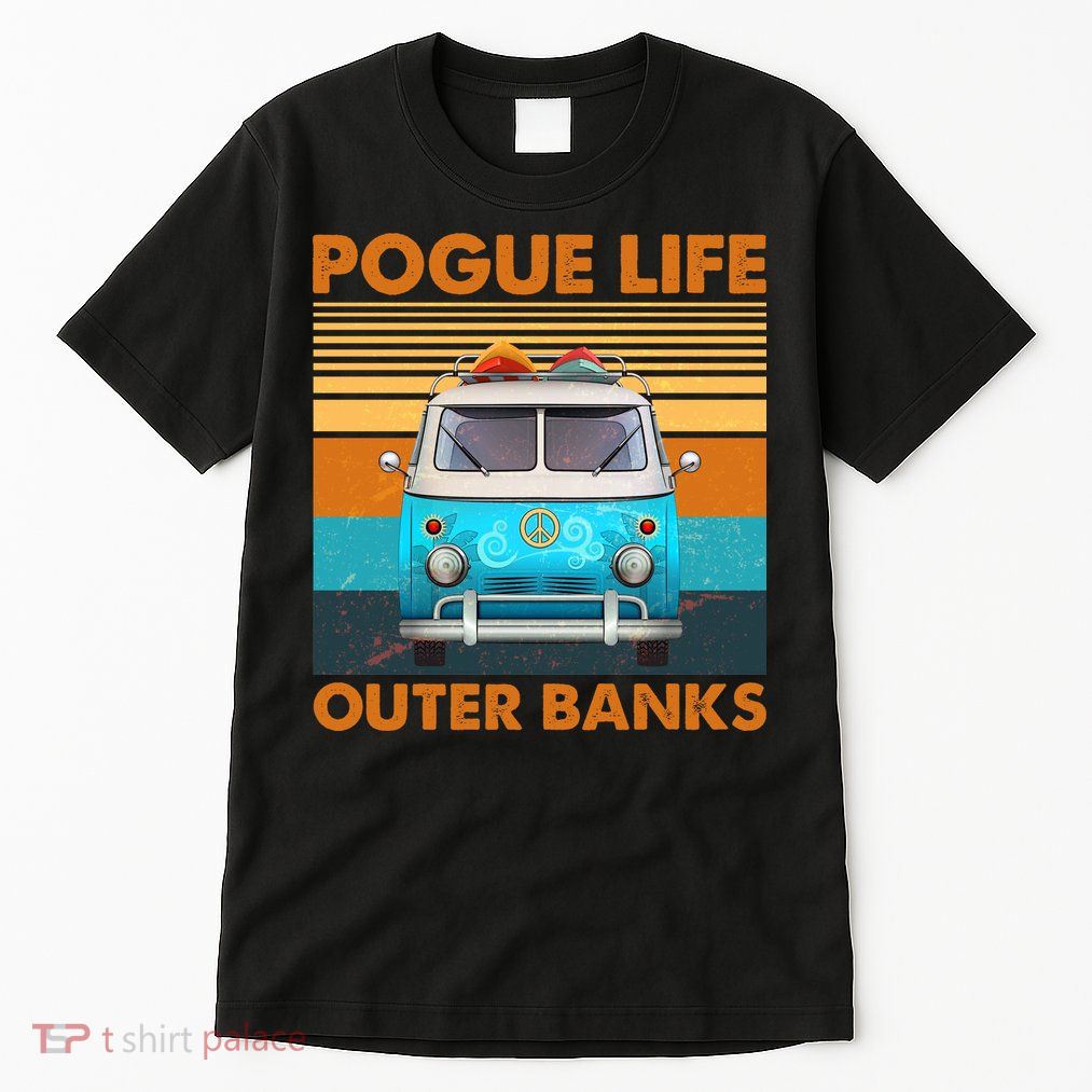 Vintage Pogue Life Outer Banks Surf Bus Tall T-Shirt