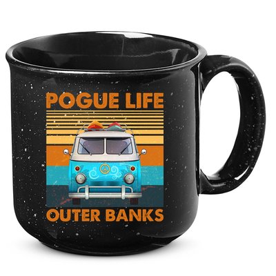 Vintage Pogue Life Outer Banks Surf Bus 15oz Campfire Ceramic Mug