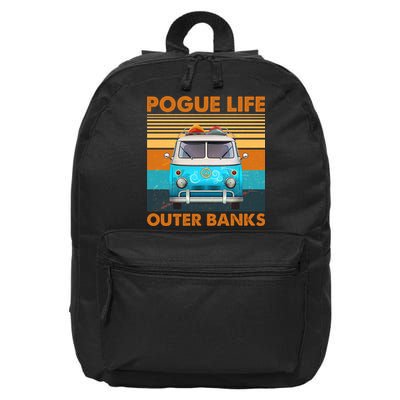 Vintage Pogue Life Outer Banks Surf Bus 16 in Basic Backpack