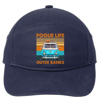 Vintage Pogue Life Outer Banks Surf Bus 7-Panel Snapback Hat