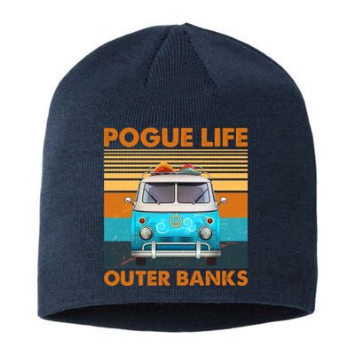 Vintage Pogue Life Outer Banks Surf Bus Sustainable Beanie