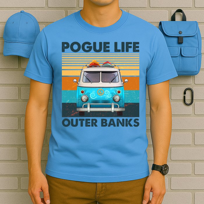 Vintage Pogue Life Outer Banks Surf Bus T-Shirt