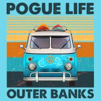 Vintage Pogue Life Outer Banks Surf Bus T-Shirt