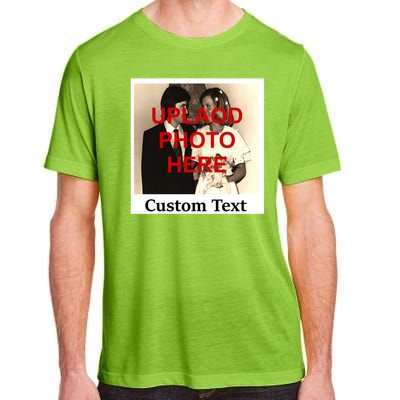 Vintage Polaroid Custom Photo Personalize Text Adult ChromaSoft Performance T-Shirt