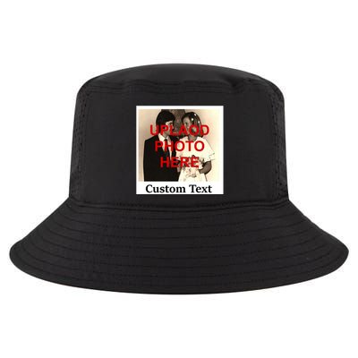 Vintage Polaroid Custom Photo Personalize Text Cool Comfort Performance Bucket Hat