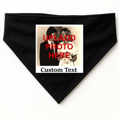 Vintage Polaroid Custom Photo Personalize Text USA-Made Doggie Bandana
