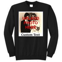 Vintage Polaroid Custom Photo Personalize Text Sweatshirt