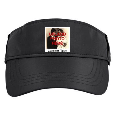 Vintage Polaroid Custom Photo Personalize Text Adult Drive Performance Visor
