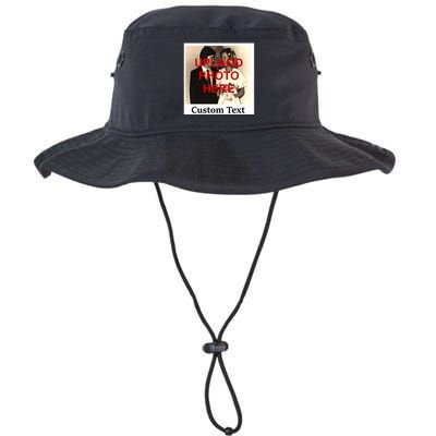 Vintage Polaroid Custom Photo Personalize Text Bucket Hat