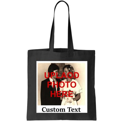 Vintage Polaroid Custom Photo Personalize Text Bag