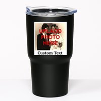 Vintage Polaroid Custom Photo Personalize Text Tumbler